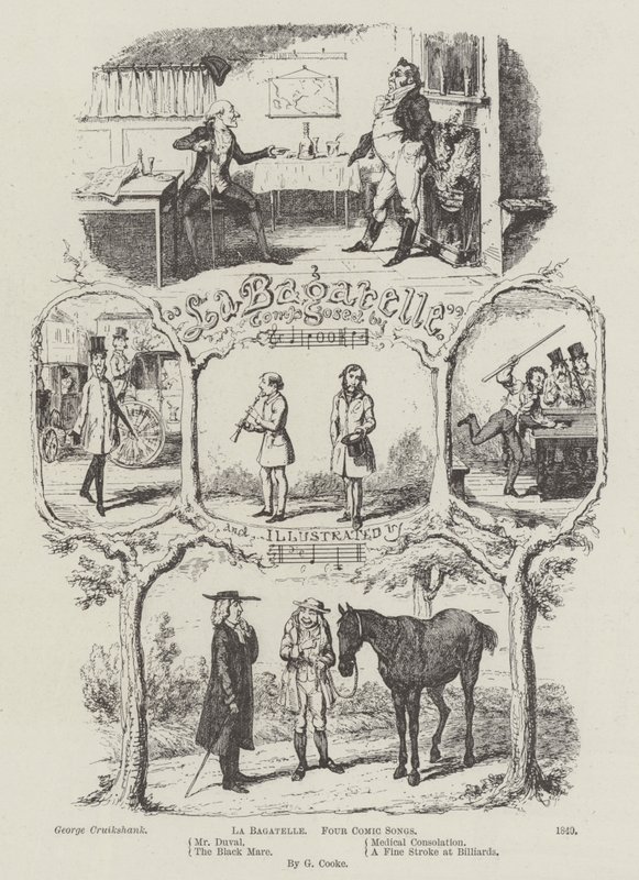 La Bagatelle door George Cruikshank