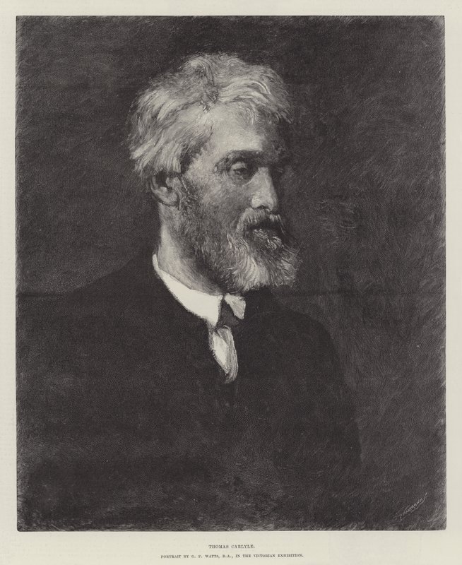 Thomas Carlyle door George Frederick Watts