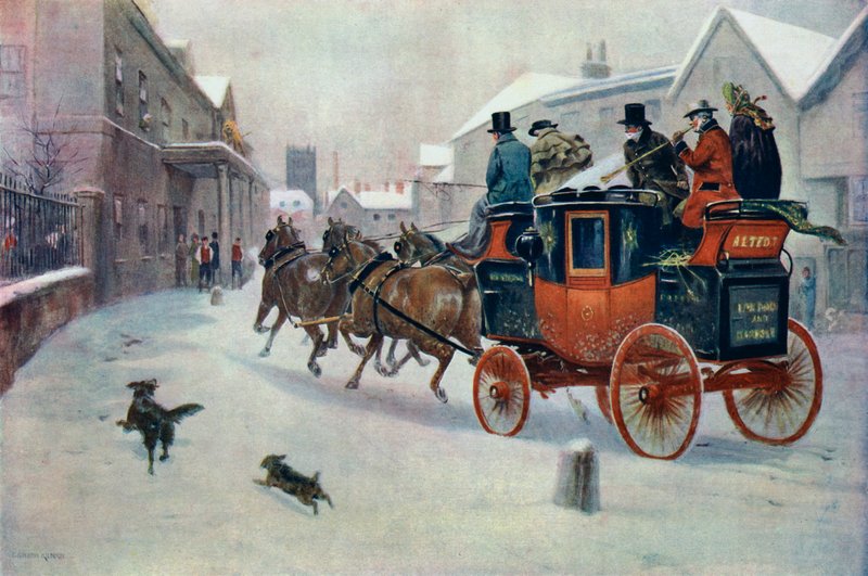 Op tijd bij de Leeuw door George Goodwin Kilburne