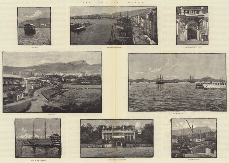 Schetsen van Toulon door George L. Seymour