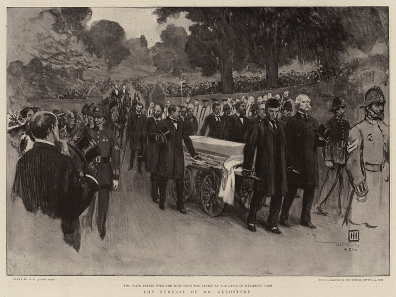 De Begrafenis van Mr Gladstone door George Percy Jacomb Hood