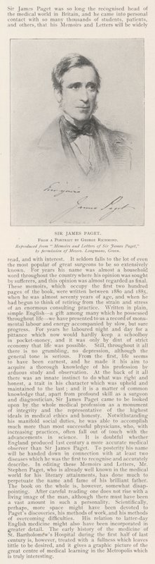 Sir James Paget door George Richmond