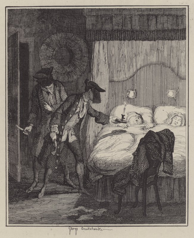 Illustratie voor Jack Sheppard door George (after) Cruikshank
