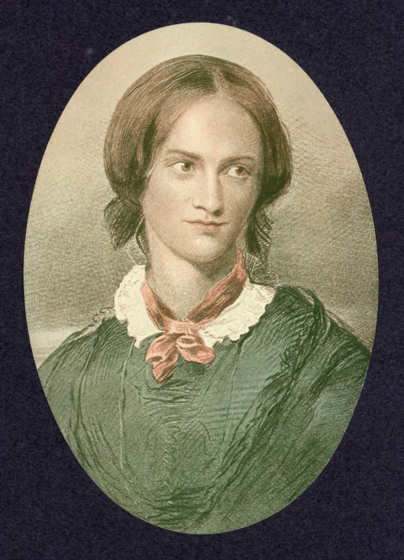 Charlotte Bronte, Engelse romanschrijfster door George (after) Richmond
