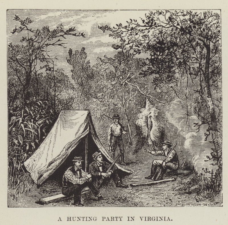 Een jachtpartij in Virginia door George Augustus Sala