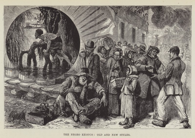 De zwarte exodus, oude en nieuwe stijlen door George Augustus Sala