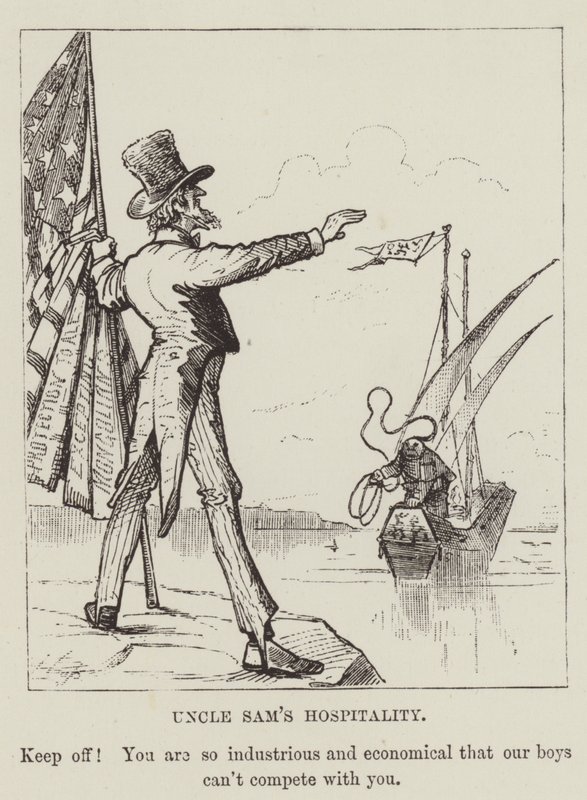 De Gastvrijheid van Oom Sam door George Augustus Sala