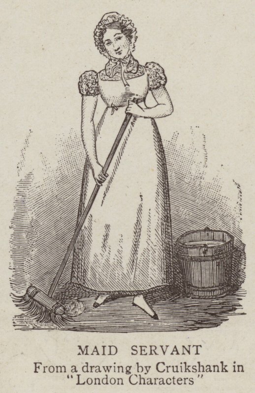 Dienstmeid door George Cruikshank
