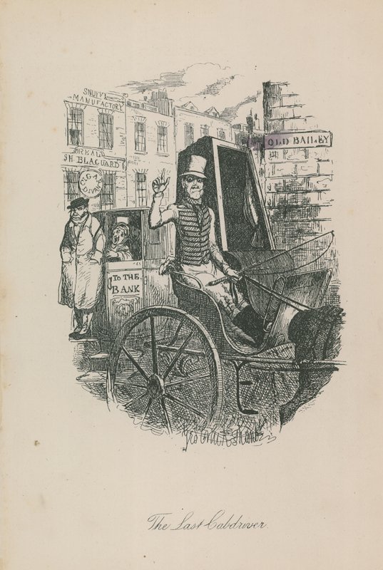 De laatste taxichauffeur door George Cruikshank