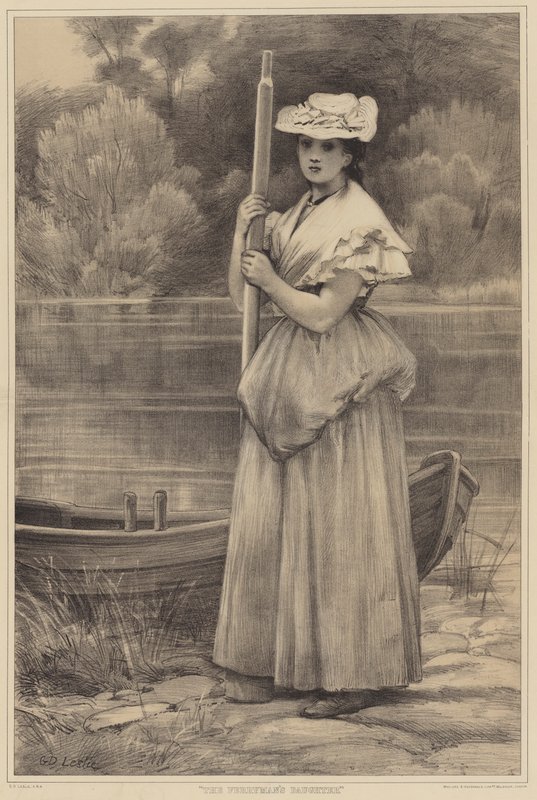 De Dochter van de Veerman door George Dunlop Leslie