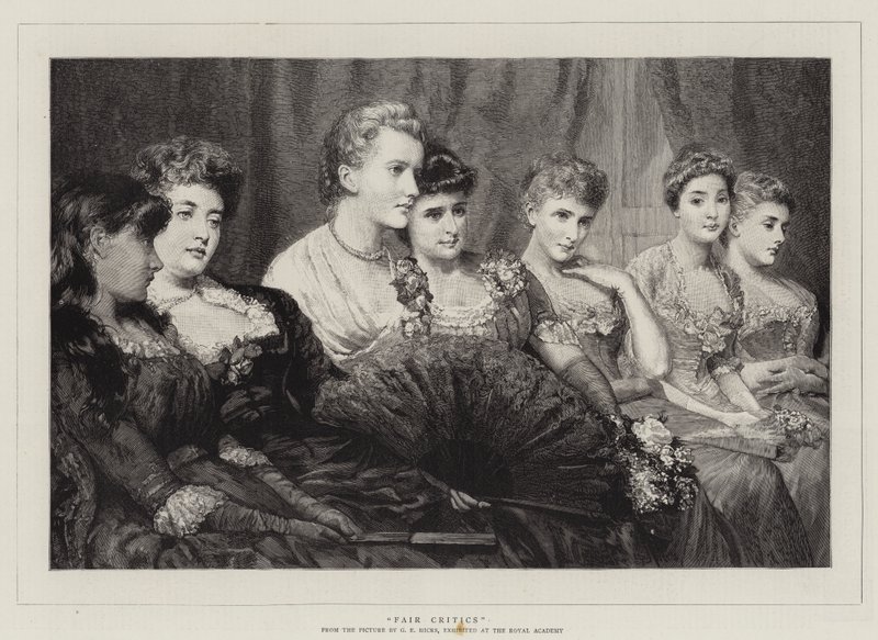 Eerlijke Critici door George Elgar Hicks