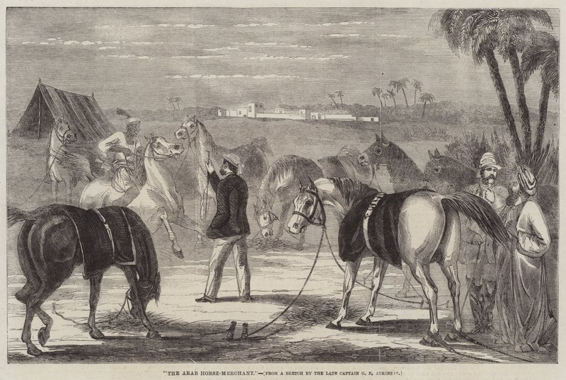 De Arabische Paardenhandelaar door George Francklin Atkinson