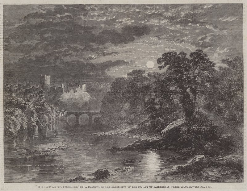 Richmond Castle, Yorkshire door George Haydock Dodgson