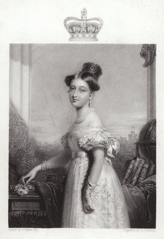 Koningin Victoria op 18-jarige leeftijd door George Hayter
