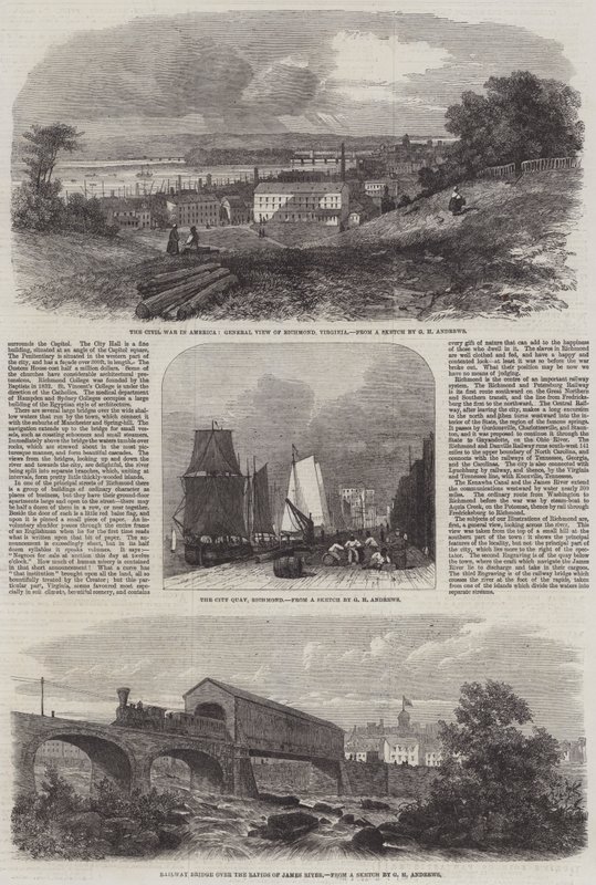 De Burgeroorlog in Amerika door George Henry Andrews