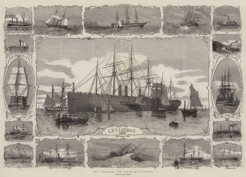 De Vooruitgang van Stoomnavigatie door George Henry Andrews