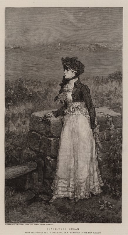 Zwartogige Susan door George Henry Boughton