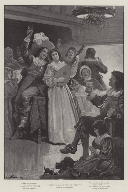 Gezondheid voor Zijne Majesteit! door George Henry Edwards