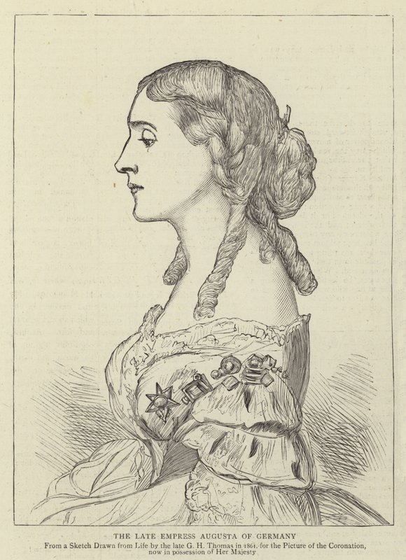 De Laatste Keizerin Augusta van Duitsland door George Housman Thomas