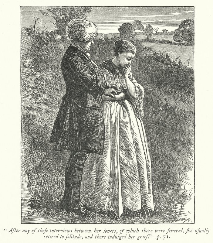Illustratie voor De Pastoor van Wakefield door George John Pinwell