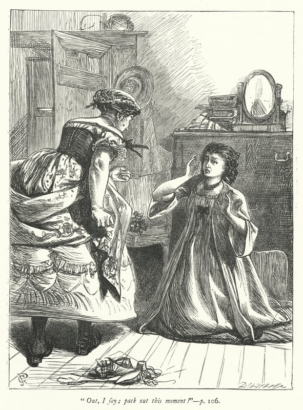 Illustratie voor The Vicar of Wakefield (gravure) door George John Pinwell