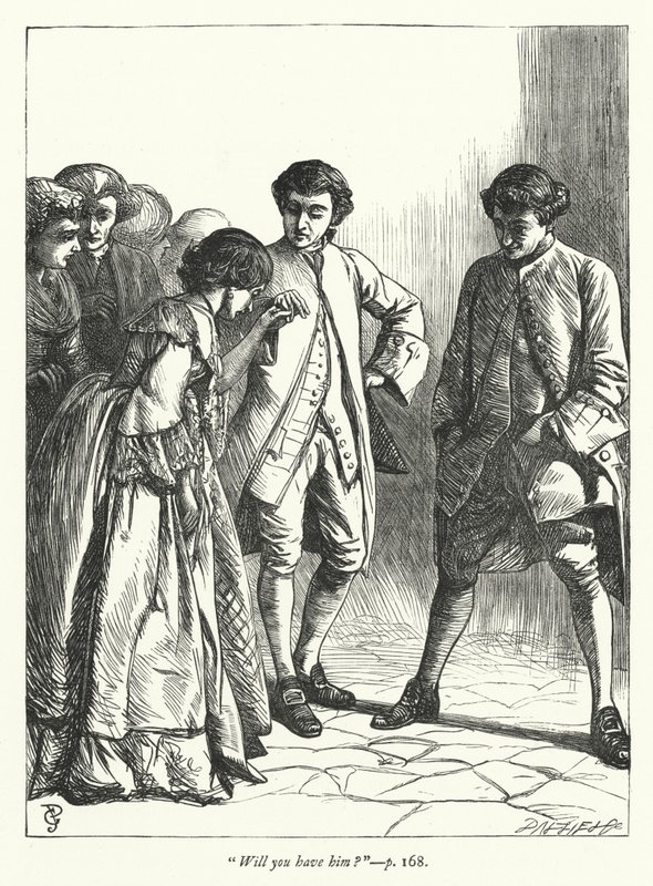 Illustratie voor The Vicar of Wakefield (gravure) door George John Pinwell