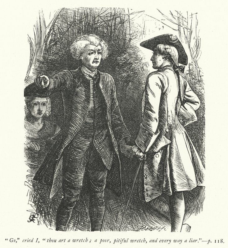 Illustratie voor The Vicar of Wakefield (gravure) door George John Pinwell
