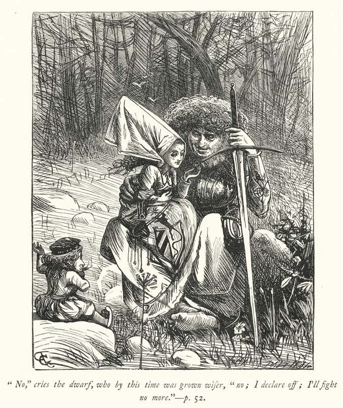 Illustratie voor The Vicar of Wakefield (gravure) door George John Pinwell