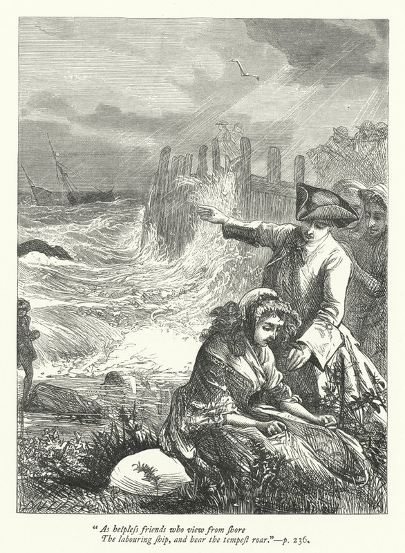 Illustratie voor Threnodia Augustalis (gravure) door George John Pinwell