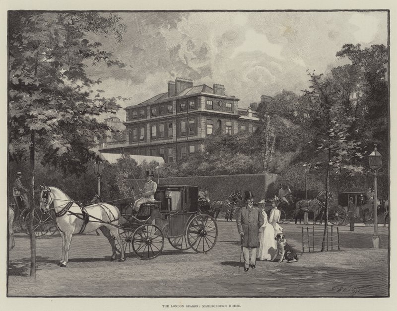 Het Londense seizoen, Marlborough House door George L. Seymour