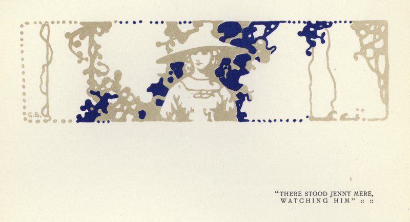 Illustratie voor De Gelukkige Hypocriet door Max Beerbohm (kleur litho) door George Sheringham