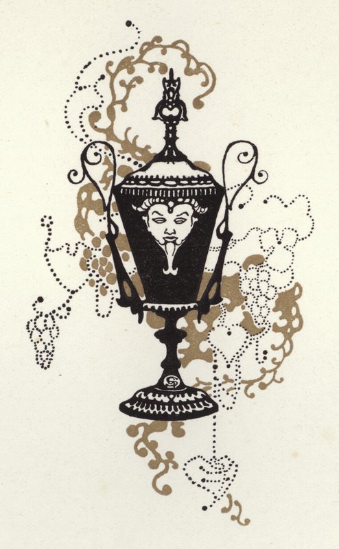 Illustratie voor The Happy Hypocrite door Max Beerbohm door George Sheringham