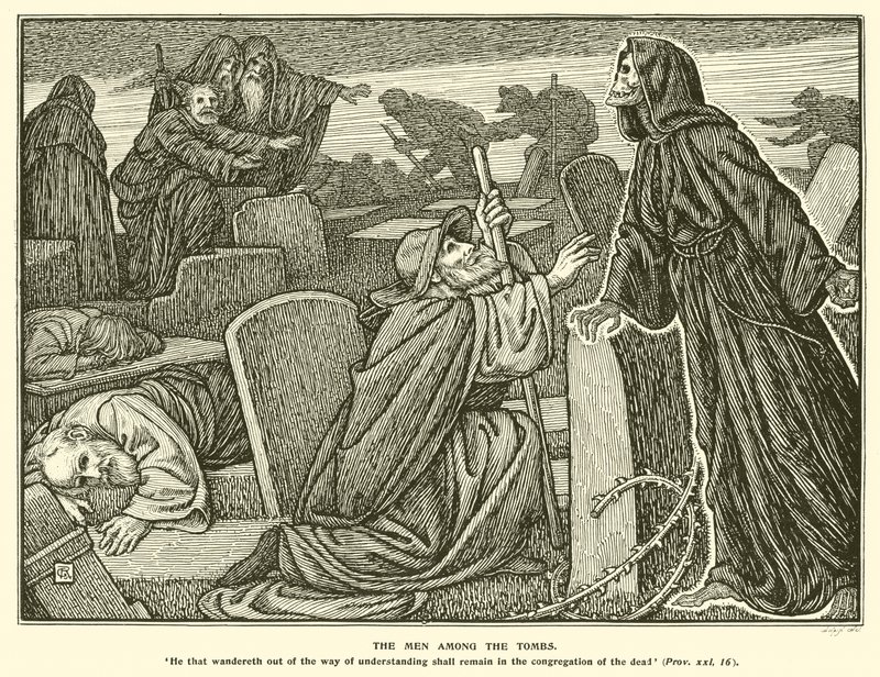 De mannen tussen de graven door George Woolliscroft Rhead