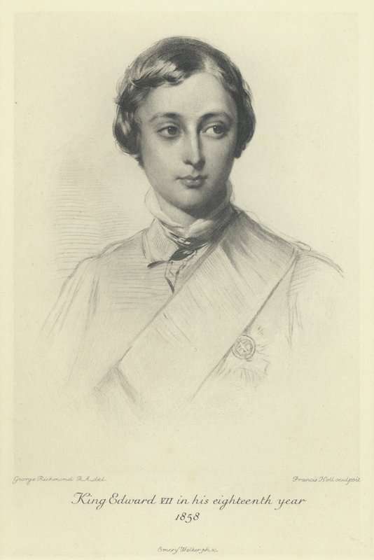 De Prins van Wales, de toekomstige koning Edward VII, in zijn achttiende jaar, 1858 door George after Richmond