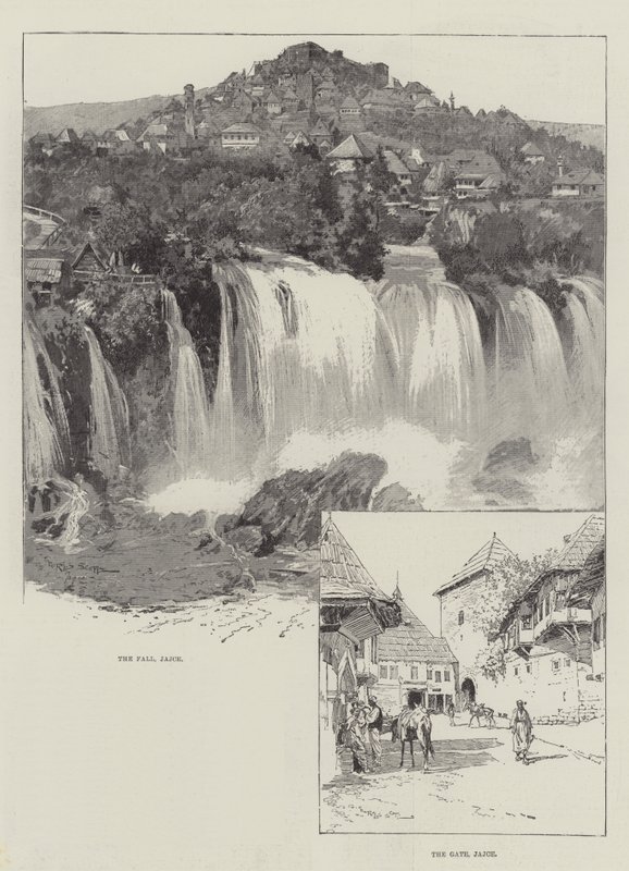 Schetsen van Bosnië door Georges Bertin Scott