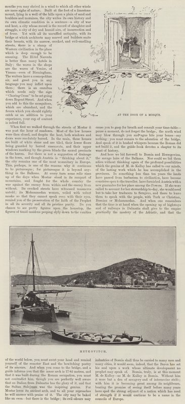 Schetsen van Bosnië door Georges Bertin Scott