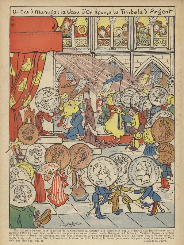 Illustratie voor Le Rire door Georges Delaw