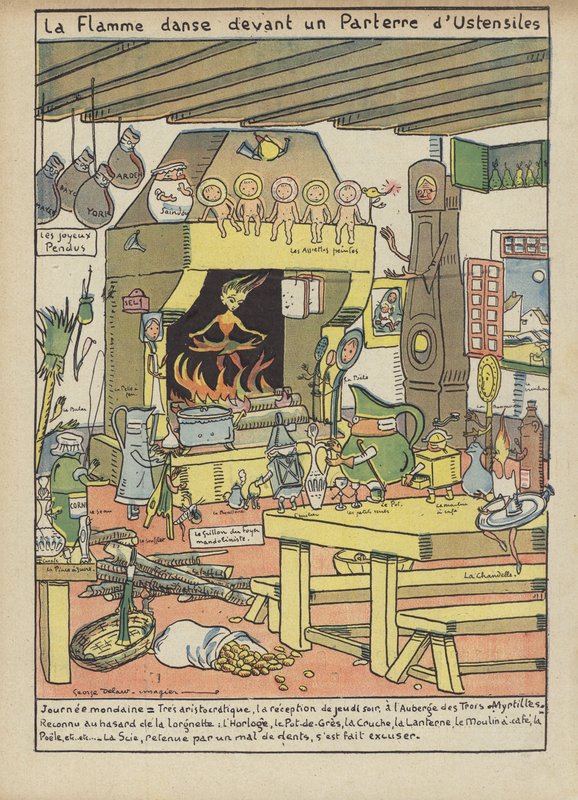 Illustratie voor Le Rire door Georges Delaw