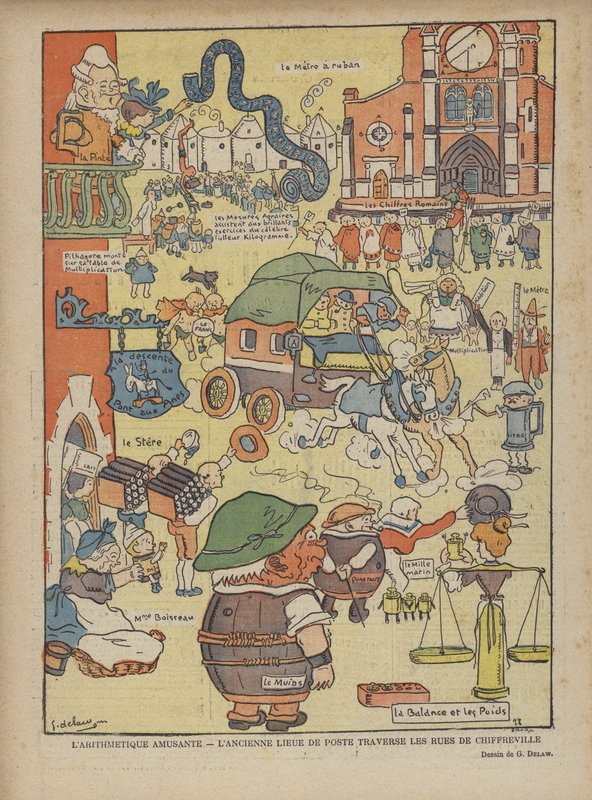 Illustratie voor Le Rire door Georges Delaw