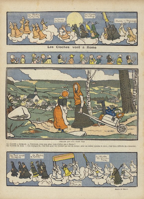 Illustratie voor Le Rire door Georges Delaw