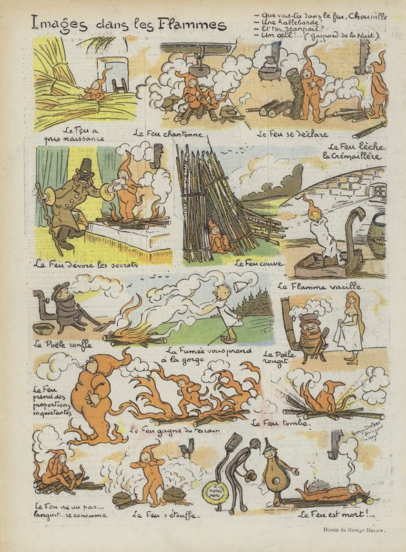 Illustratie voor Le Rire door Georges Delaw