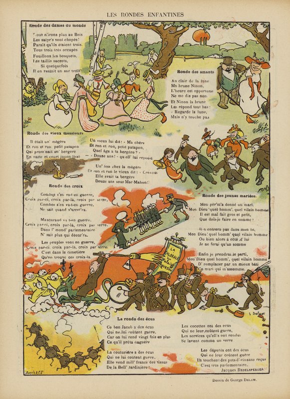 Illustratie voor Le Rire door Georges Delaw