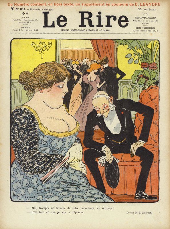 Illustratie voor Le Rire door Georges Meunier