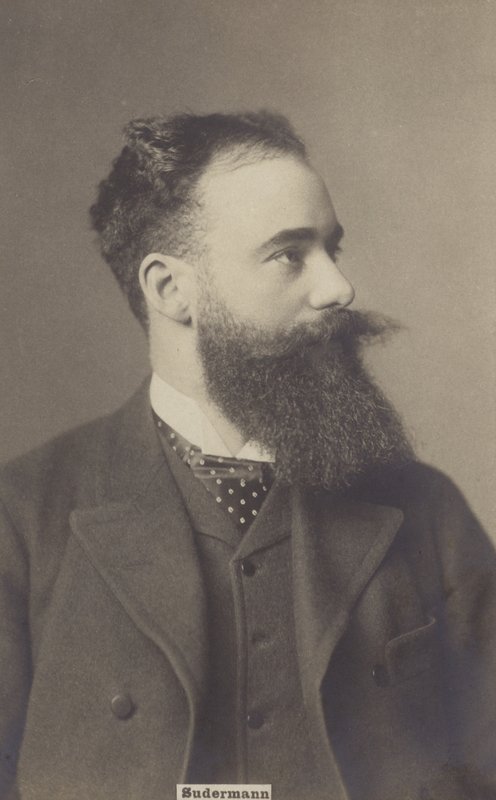 Hermann Sudermann (1857-1928), Duits dramaturg en romanschrijver (z/w foto) door German Photographer