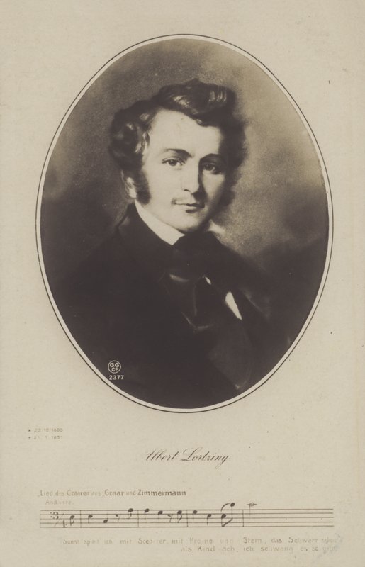 Albert Lortzing, Duitse componist, acteur en zanger door German School