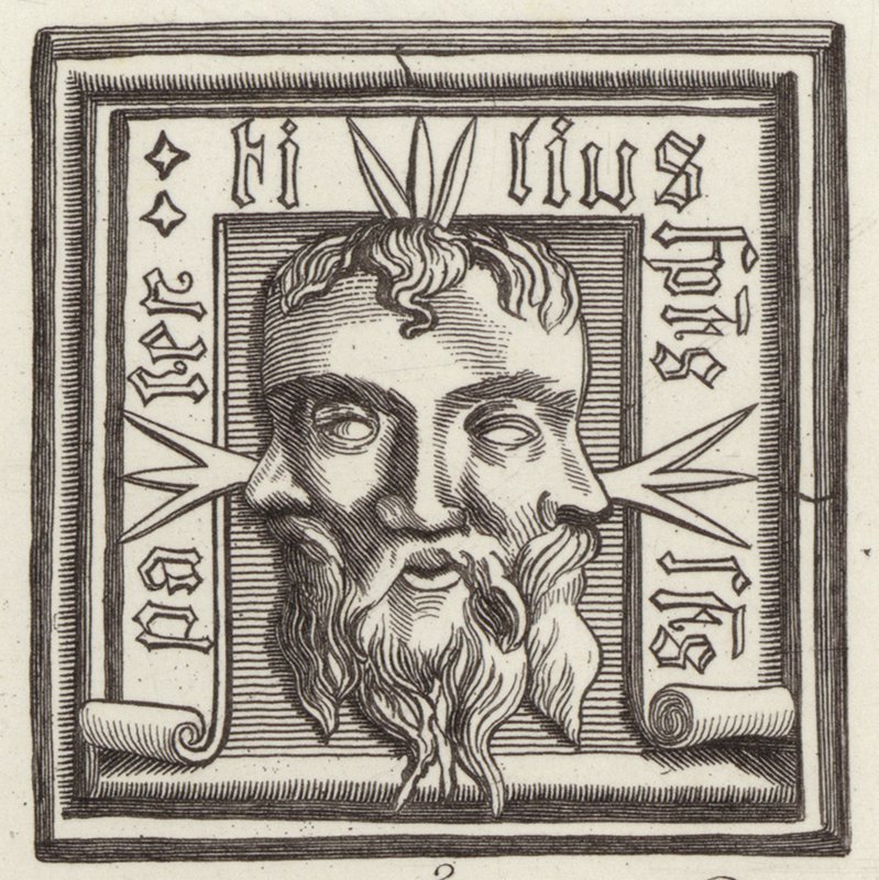 Amulet. Illustratie voor Bilder-Atlas door German School