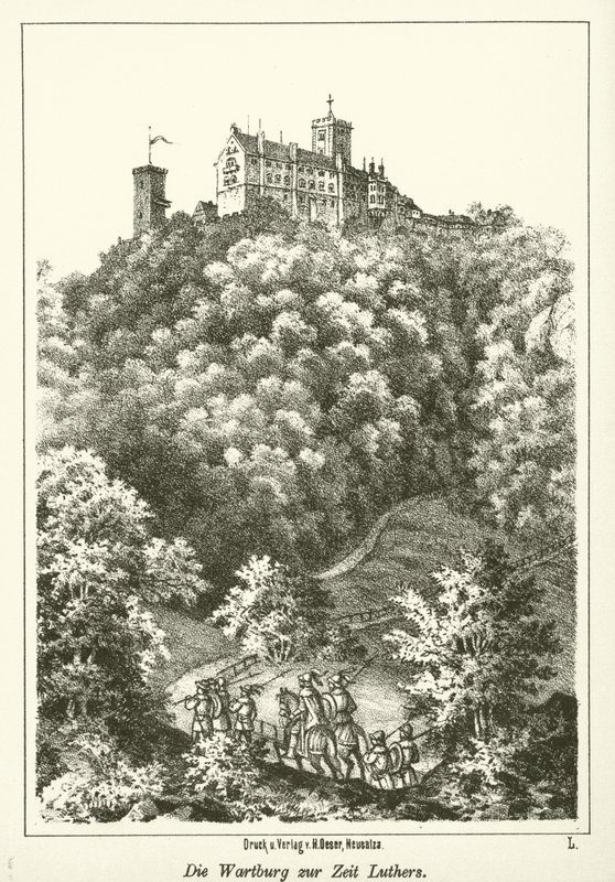 De Wartburg ten tijde van Luther door German School