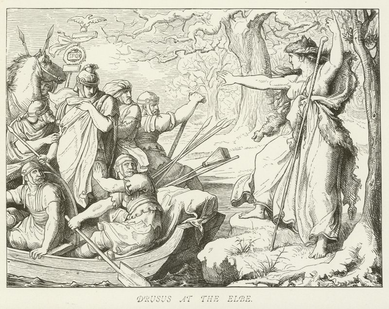 Drusus bij de Elbe door German School
