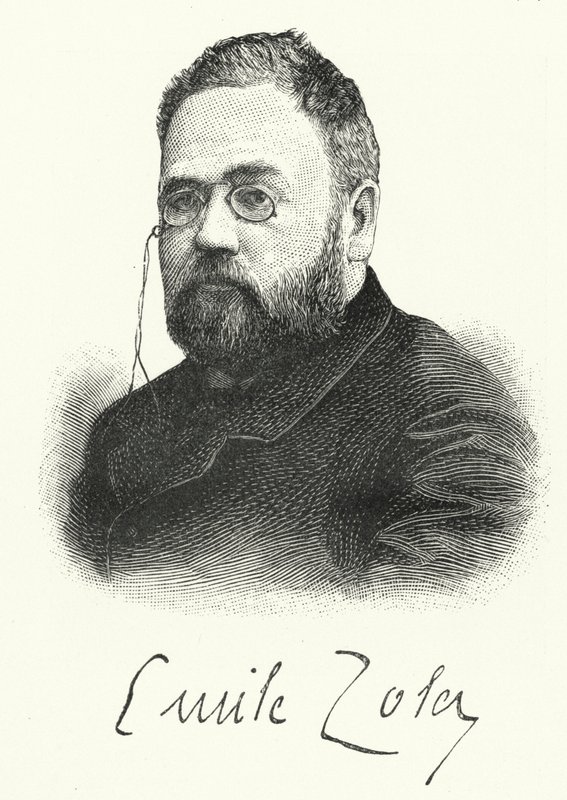 Emile Zola, Franse romanschrijver en toneelschrijver door German School