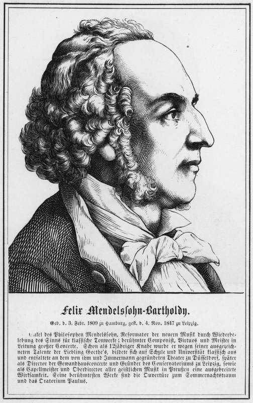 Felix Mendelssohn-Bartholdy door German School